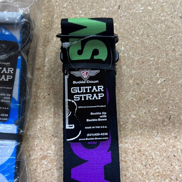 Buckle Down Guitar Strap Swag Kiss Buckle-Down Styles Lot Brand New Accessories - Picture 2 of 8